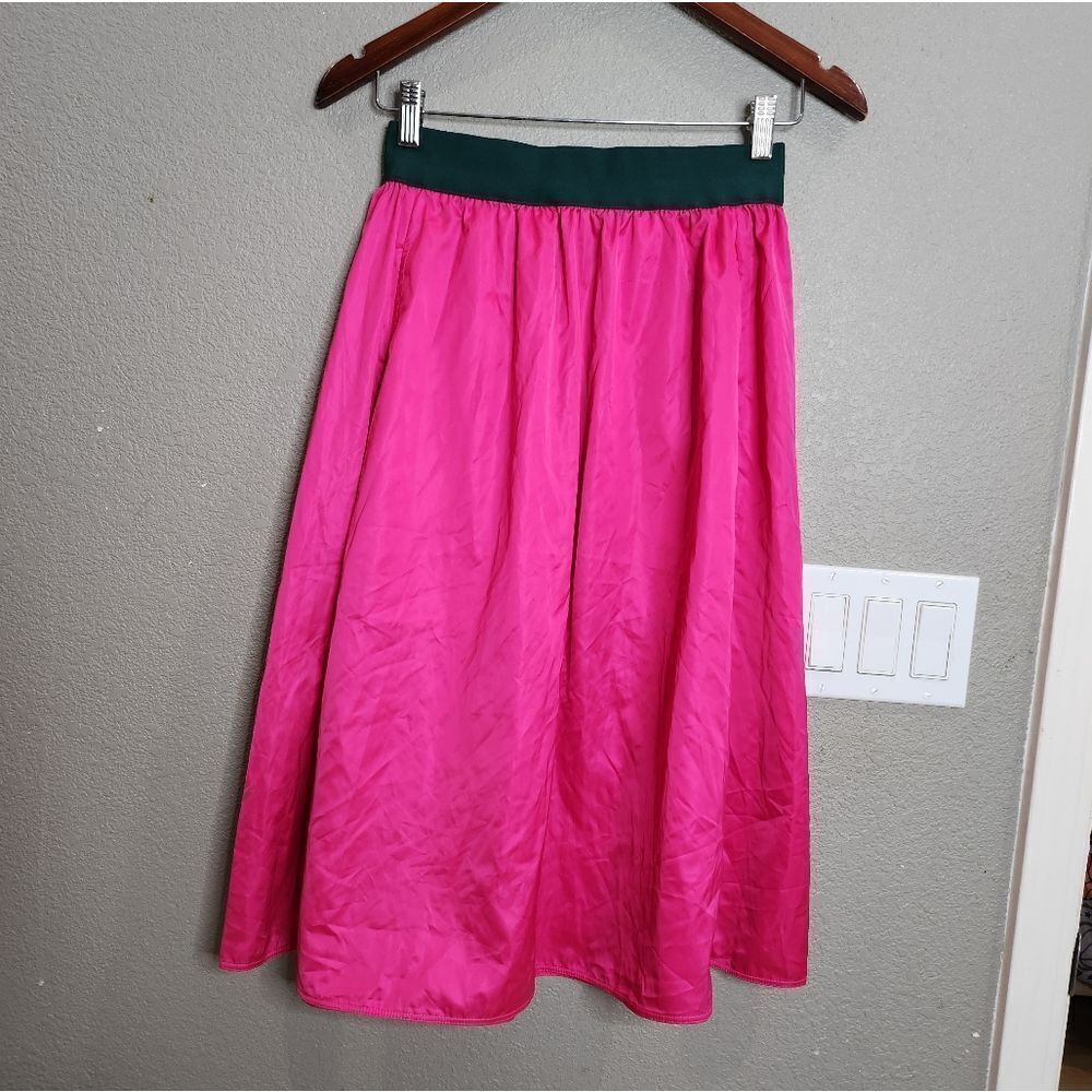 NWT Tory Burch‎ Sport Hot Pink Satin Skirt